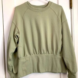 Lululemon hugged waist cotton pullover size 8